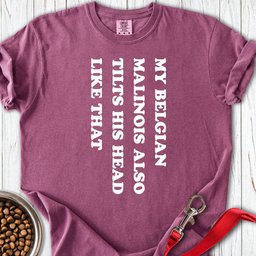 Malinois Tilt His Head Premium Tee Gift For Dog Lover