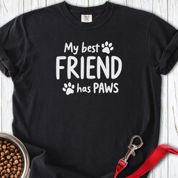 My Best Friend Has Paws Premium Tee Gift For Dog Lover