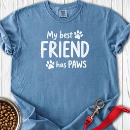 My Best Friend Has Paws Premium Tee Gift For Dog Lover