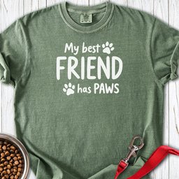 My Best Friend Has Paws Premium Tee Gift For Dog Lover