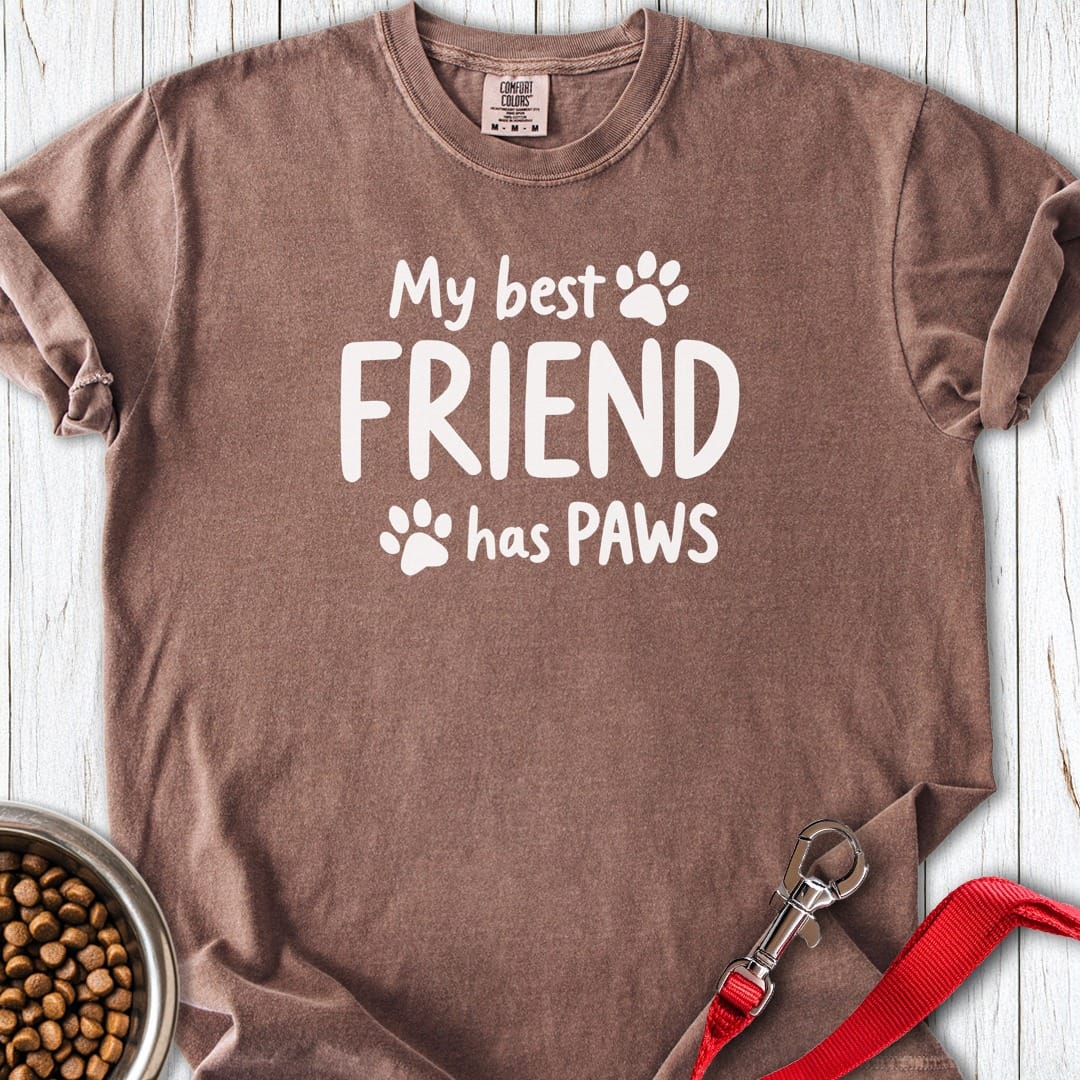 My Best Friend Has Paws Premium Tee Gift For Dog Lover
