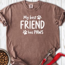 My Best Friend Has Paws Premium Tee Gift For Dog Lover
