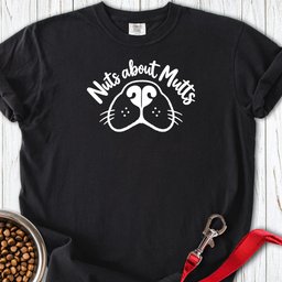 Nuts About Mutts Premium Tee Gift For Dog Lover