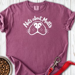 Nuts About Mutts Premium Tee Gift For Dog Lover