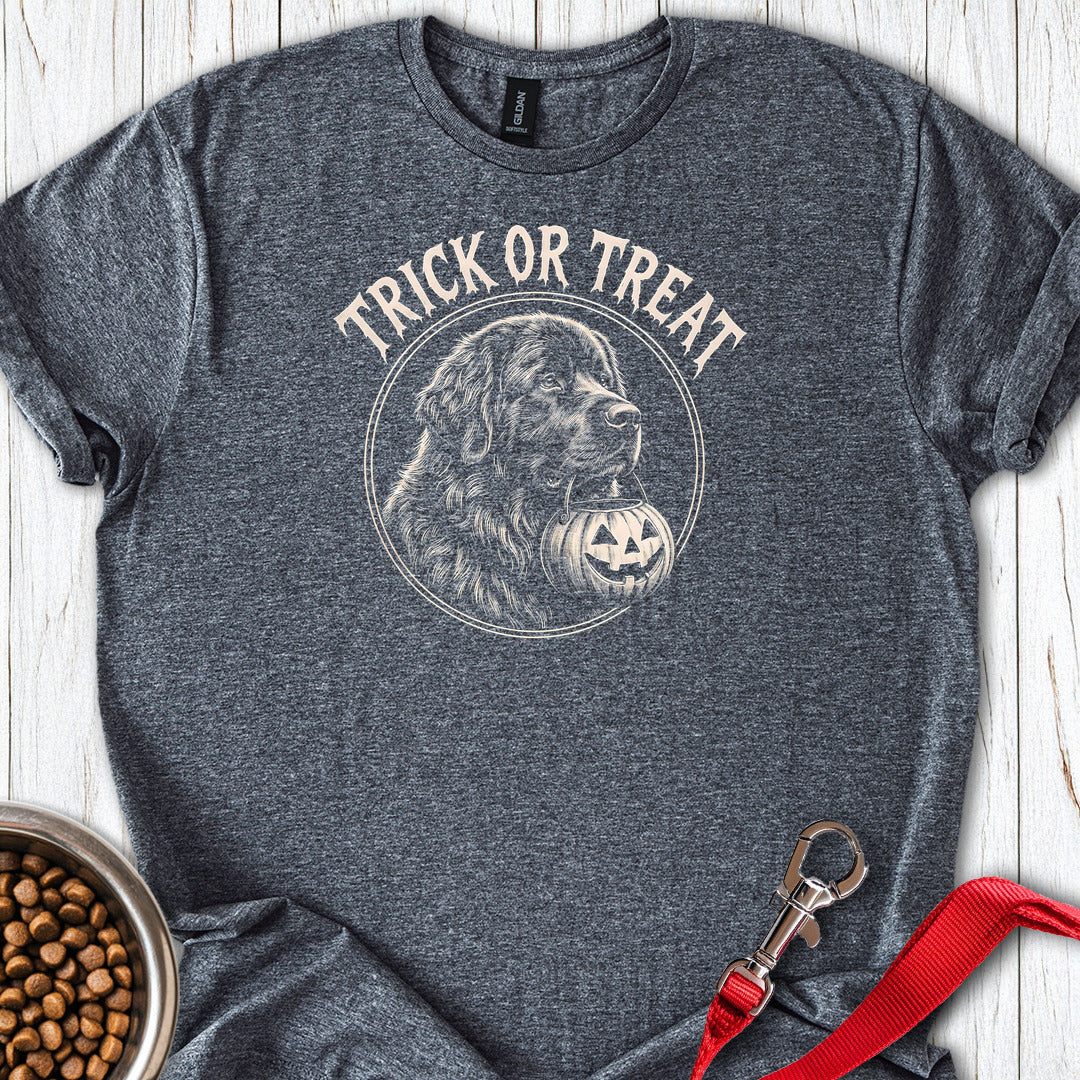 Newfoundland Trick Or Treat T Shirt Gift For Dog Lover