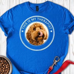 Personalized Dog My Therapist T Shirt Gift For Dog Lover