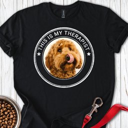 Personalized Dog My Therapist T Shirt Gift For Dog Lover