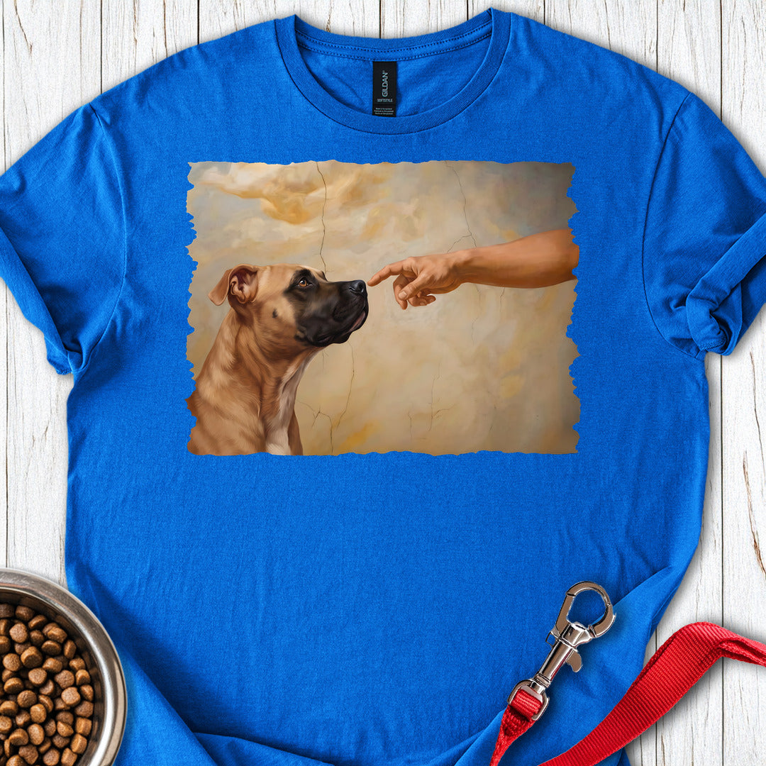 Pitbull Fawn Creation T Shirt Gift For Dog Lover