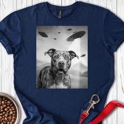 Pit Bull Ufo T Shirt Gift For Dog Lover