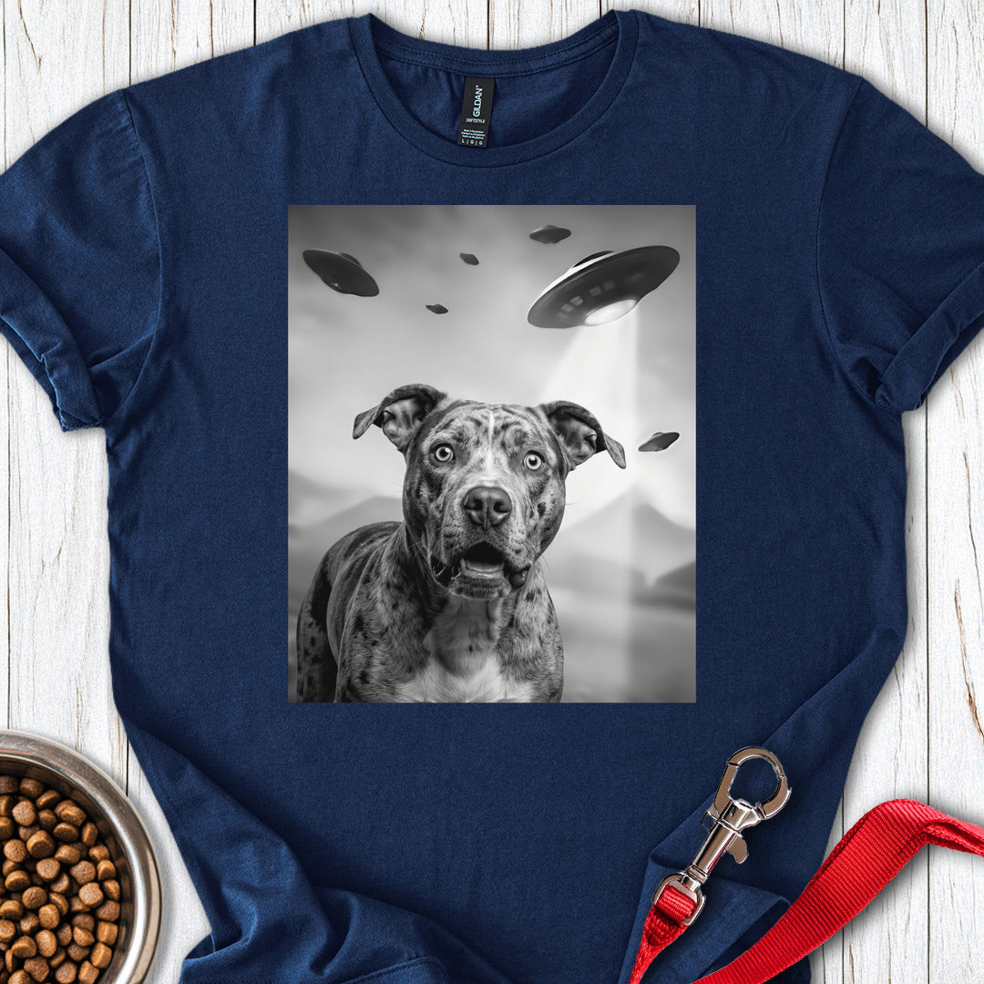 Pit Bull Ufo T Shirt Gift For Dog Lover
