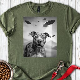 Pit Bull Ufo T Shirt Gift For Dog Lover