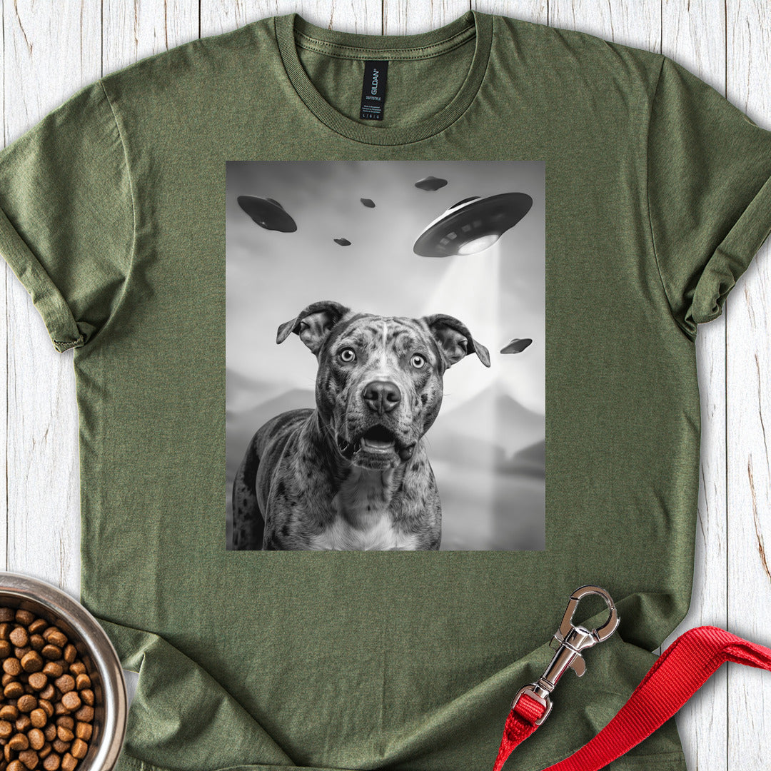 Pit Bull Ufo T Shirt Gift For Dog Lover