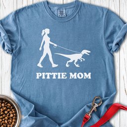 Pit Bull Mom Premium Tee Gift For Mom