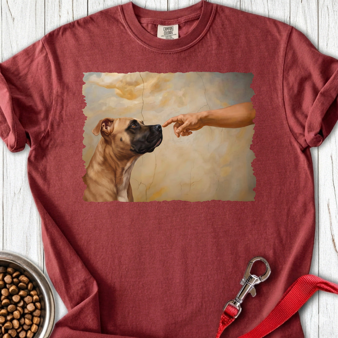 Pitbull Fawn Creation Premium Tee Gift For Dog Lover