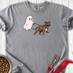 Pitbull Brindle Ghost Walk Premium Tee Gift For Dog Lover