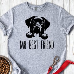 My Best Friend Labrador T Shirt Gift For Dog Lover
