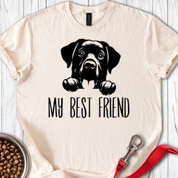My Best Friend Labrador T Shirt Gift For Dog Lover