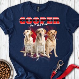 Personalized Bootleg Labrador T Shirt Gift For Dog Lover