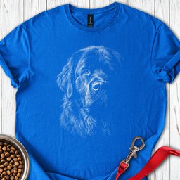 Newfoundland Portrait T Shirt Gift For Dog Lover