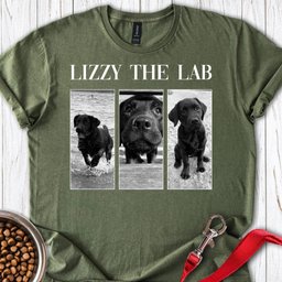 Personalized Dog Photo Frame T Shirt Gift For Dog Lover