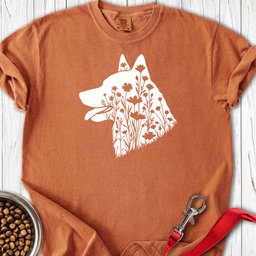 Norwegian Elkhound Flowers Premium Tee Gift For Dog Lover