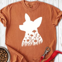 Osmo Flowers Premium Tee Gift For Dog Lover