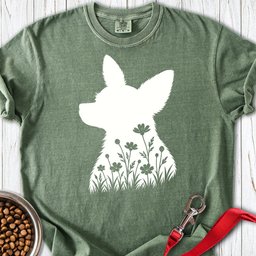 Osmo Flowers Premium Tee Gift For Dog Lover