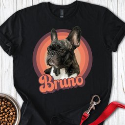 Personalized Dog Portrait T Shirt Gift For Dog Lover