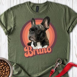 Personalized Dog Portrait T Shirt Gift For Dog Lover