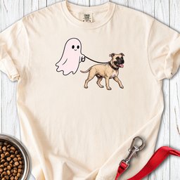 Pitbull Fawn Ghost Walk Premium Tee Gift For Dog Lover