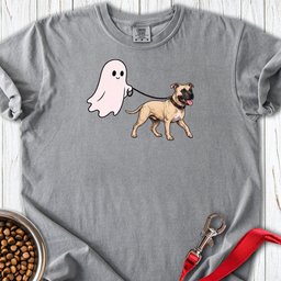 Pitbull Fawn Ghost Walk Premium Tee Gift For Dog Lover