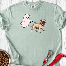 Pitbull Fawn Ghost Walk Premium Tee Gift For Dog Lover