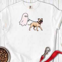 Pitbull Fawn Ghost Walk Premium Tee Gift For Dog Lover