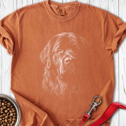Newfoundland Portrait Premium Tee Gift For Dog Lover