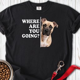 Pitbull Fawn Where Are You Going Premium Tee Gift For Dog Lover