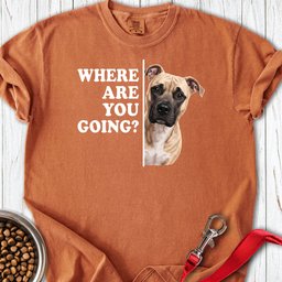 Pitbull Fawn Where Are You Going Premium Tee Gift For Dog Lover
