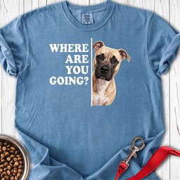 Pitbull Fawn Where Are You Going Premium Tee Gift For Dog Lover