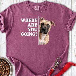 Pitbull Fawn Where Are You Going Premium Tee Gift For Dog Lover