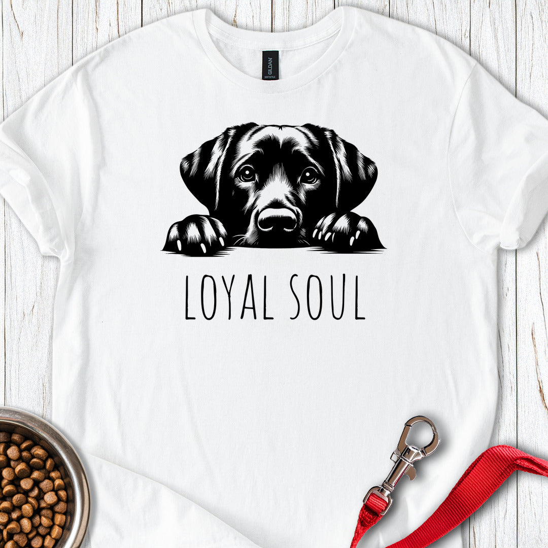 Loyal Soul Labrador T Shirt Gift For Dog Lover