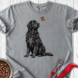 Newfoundland Butterfly Premium Tee Gift For Dog Lover