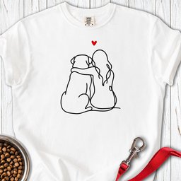 Rottweiler No Tail And Girl Premium Tee Gift For Dog Lover