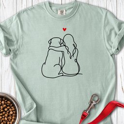 Rottweiler No Tail And Girl Premium Tee Gift For Dog Lover