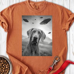 Weimaraner Ufo Premium Tee Gift For Dog Lover