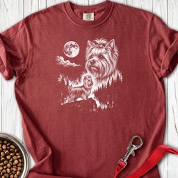 Yorkshire Terrier Moonlight Premium Tee Gift For Dog Lover
