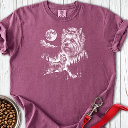 Yorkshire Terrier Moonlight Premium Tee Gift For Dog Lover