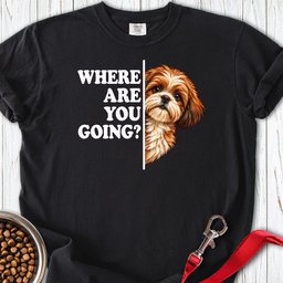 Red Shih Tzu Alert Premium Tee Gift For Dog Lover
