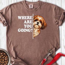 Red Shih Tzu Alert Premium Tee Gift For Dog Lover