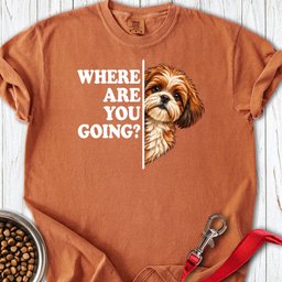 Red Shih Tzu Alert Premium Tee Gift For Dog Lover