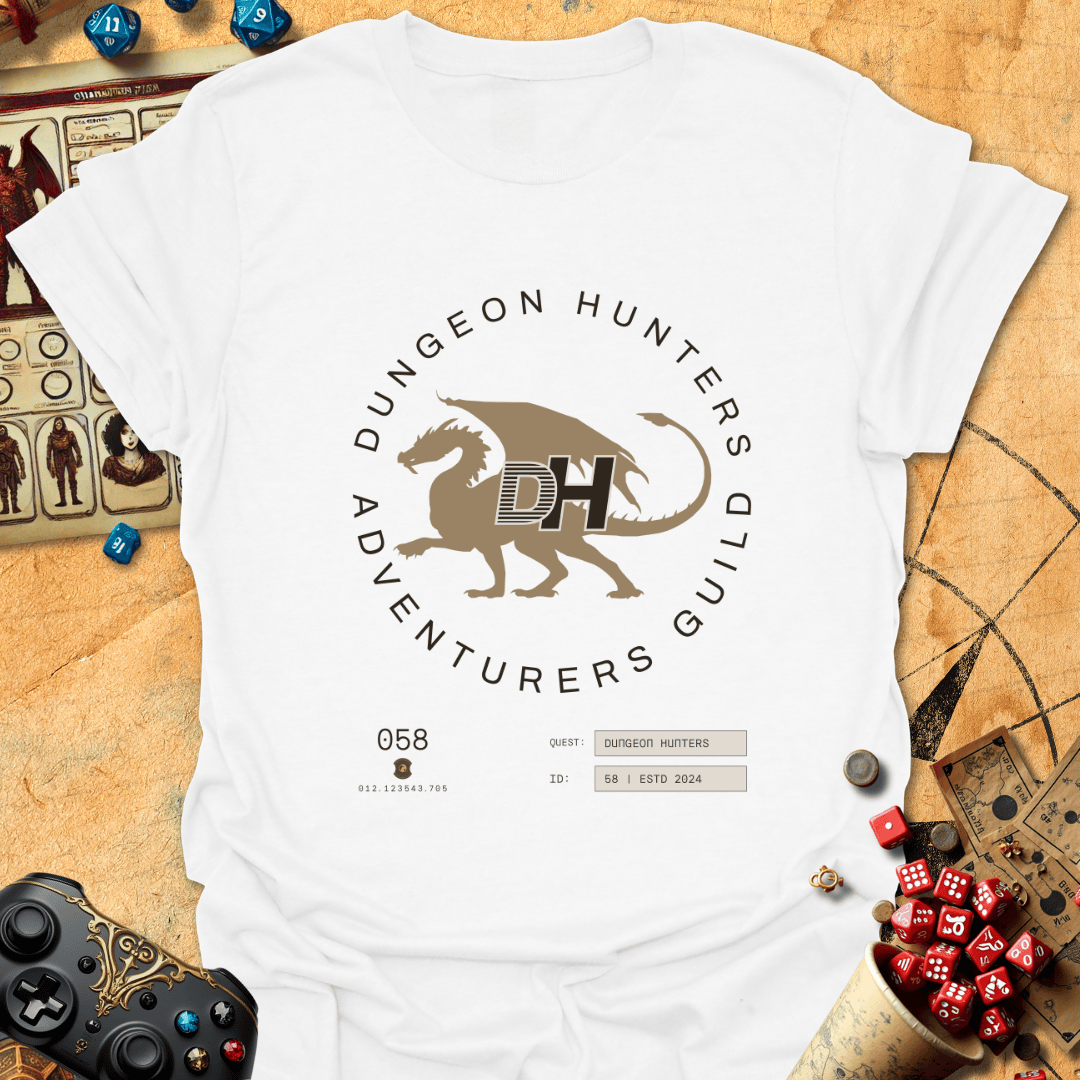 Adventurers Guild Tee Gift For Tabletop Gamer