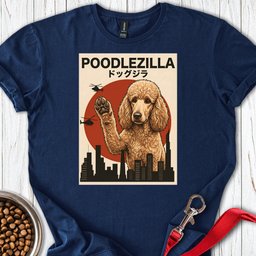 Standard Poodle Poodlezilla Apricot T Shirt Gift For Dog Lover